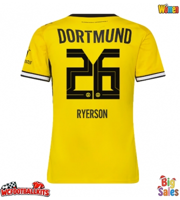 Borussia Dortmund Julian Ryerson #26 Replica Home Stadium Shirt for Women 2026-27 Short Sleeve